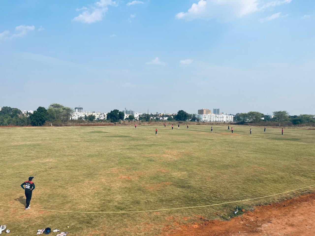 NCA Greenfield cricket outfield Sarjapur Bangalore