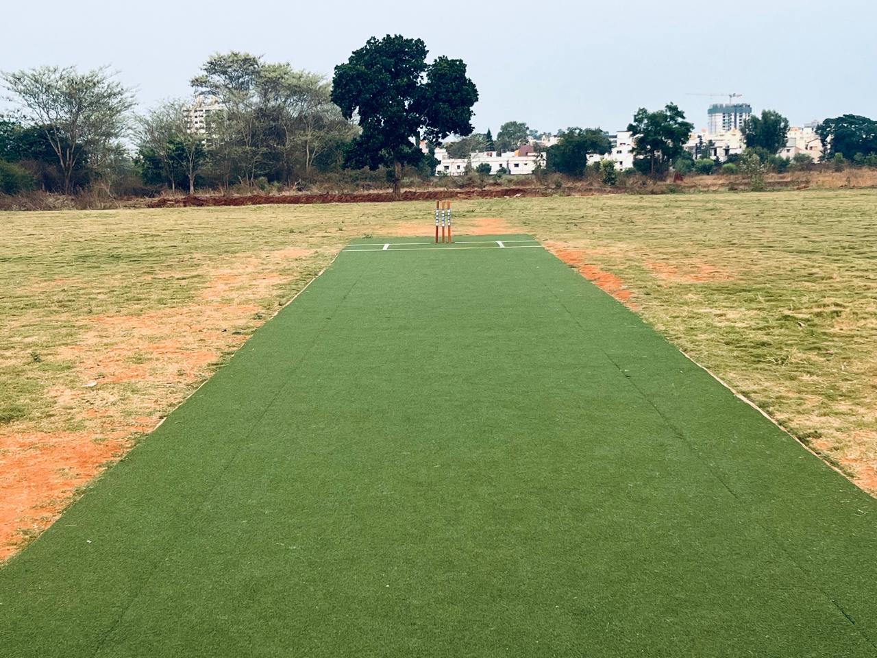NCA Greenfield cricket pitch Sarjapur Bangalore