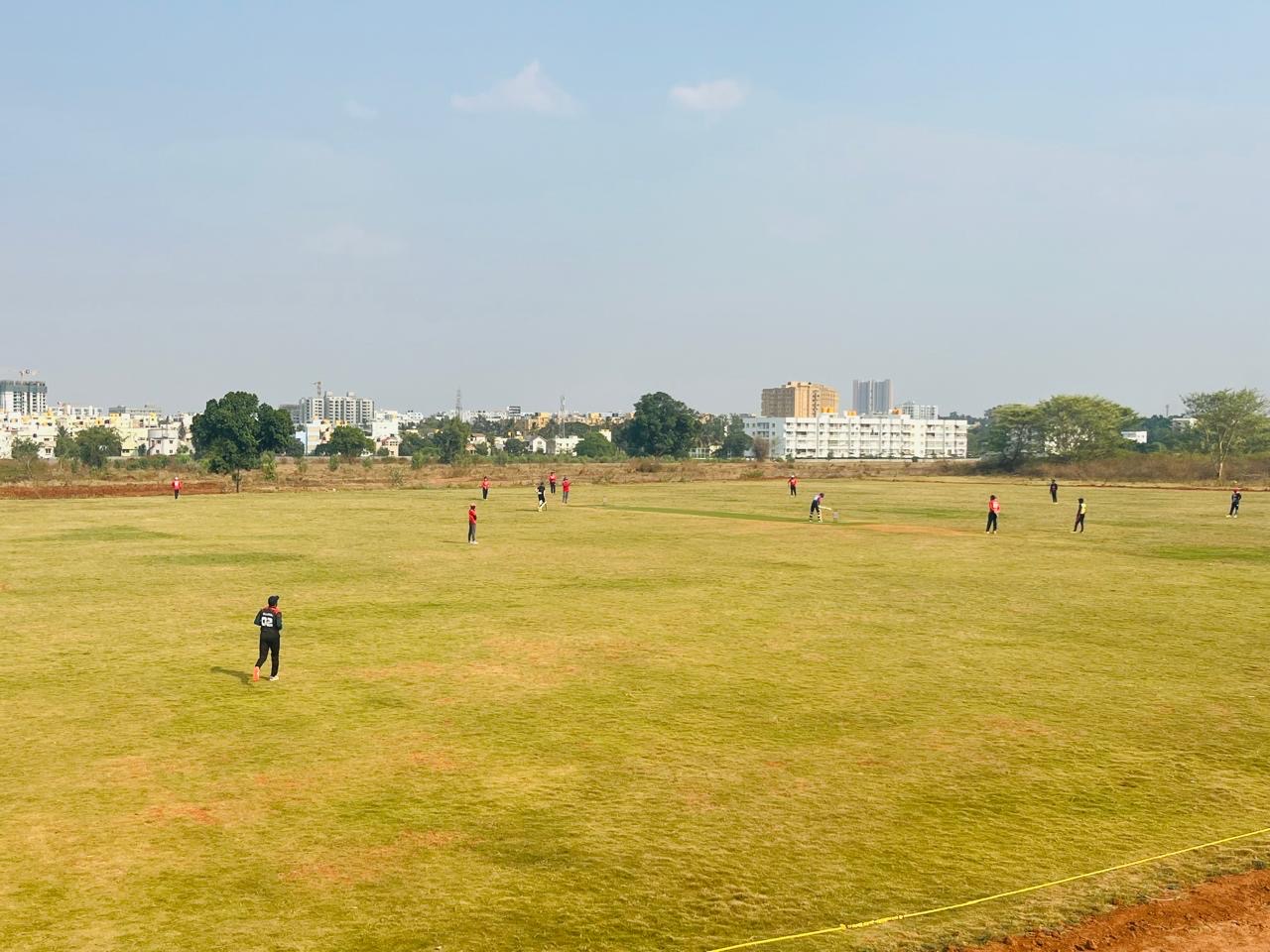 NCA Greenfield cricket outfield Sarjapur Bangalore